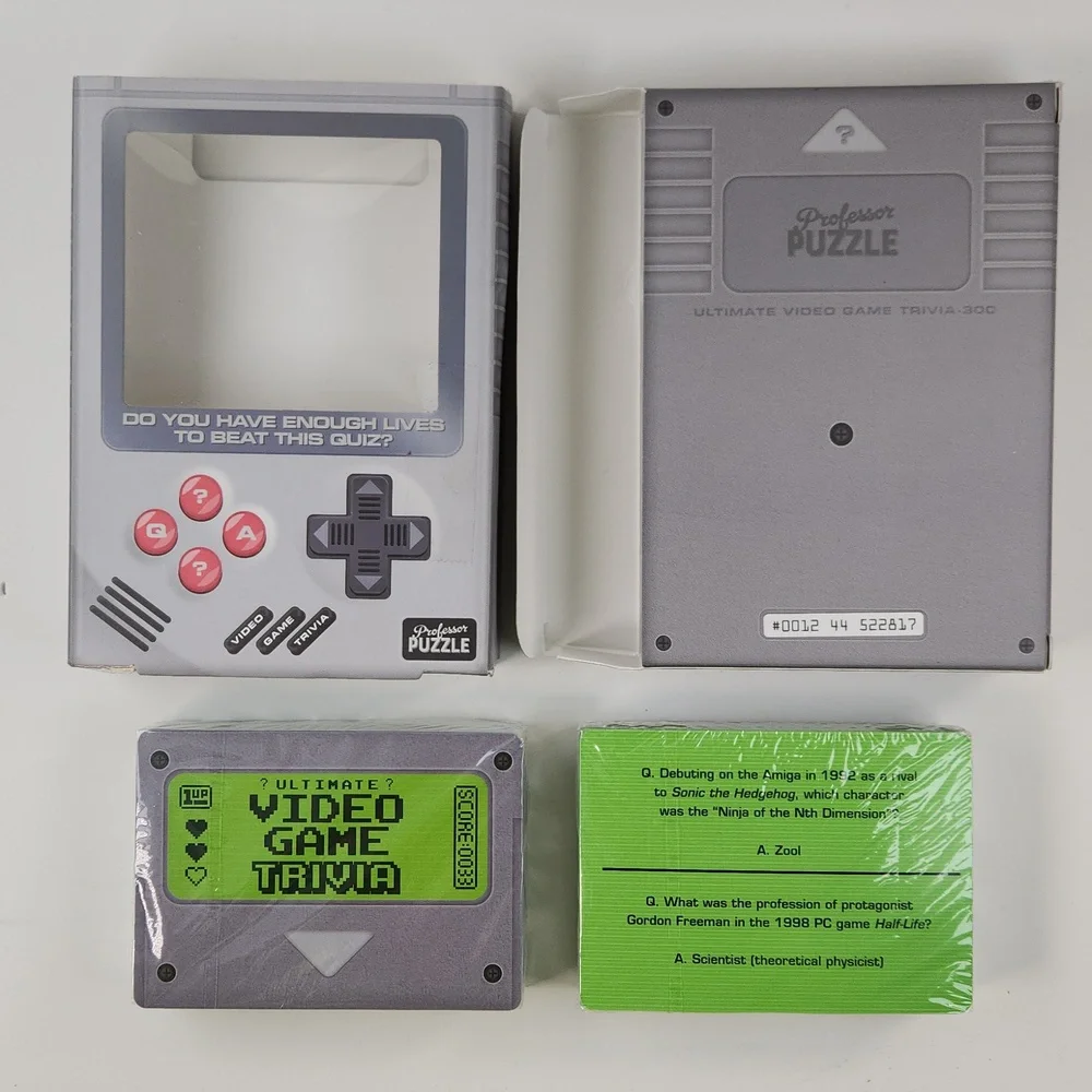 NWT Ultimate Video Game Trivia 300 Questions, Unplayed!